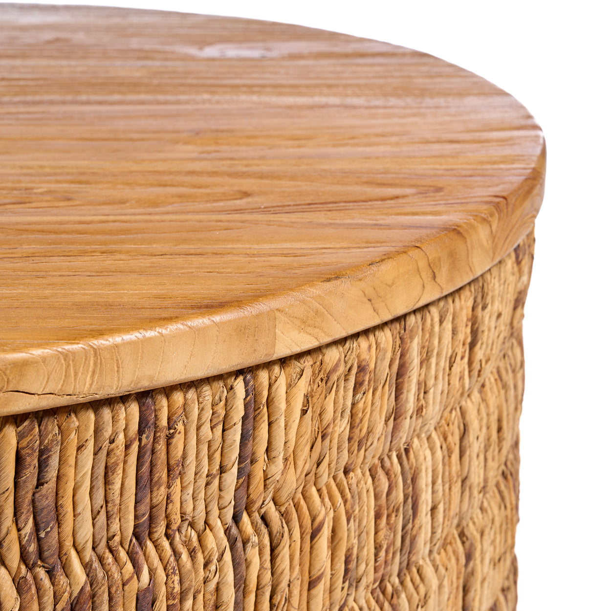 Magani Abaca Round Coffee Table - Natural - Image 5