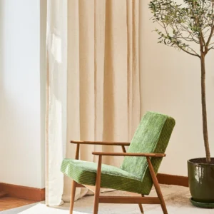 Fox Metal Lounge Chair Velvet Olive 03