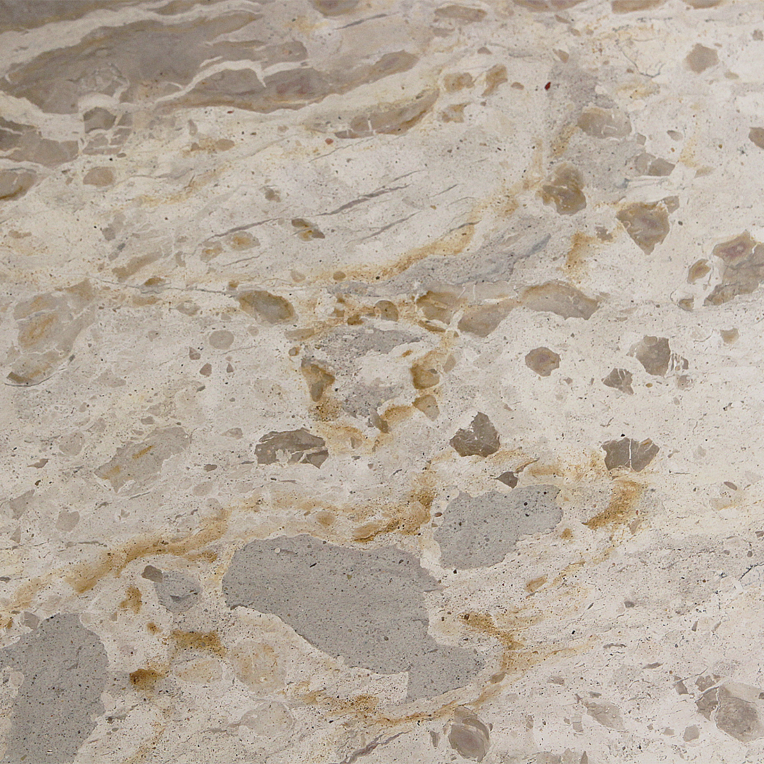 Marble Side Table Cream - 50X50X50 Cm