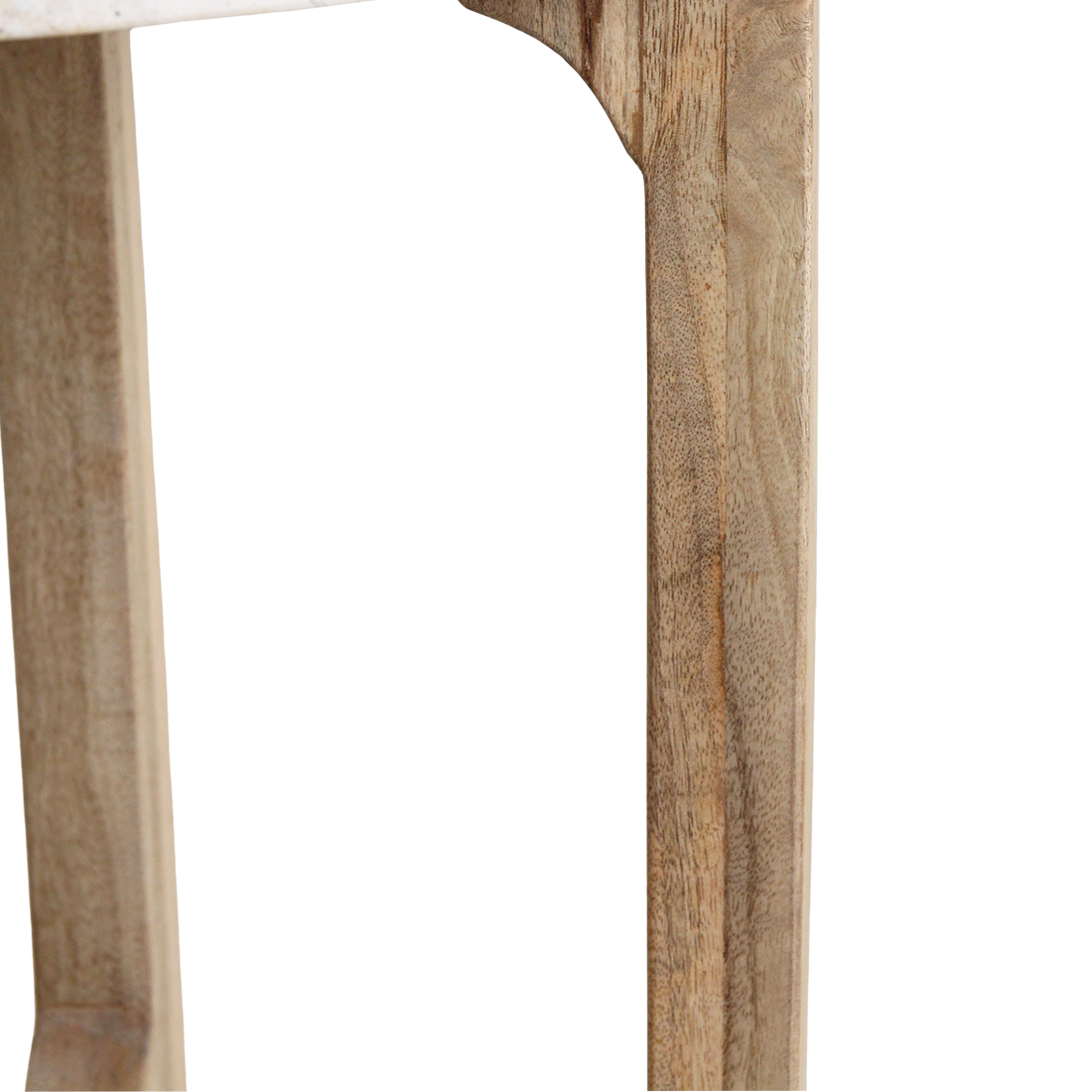 Marble Side Table Cream - 50X50X50 Cm