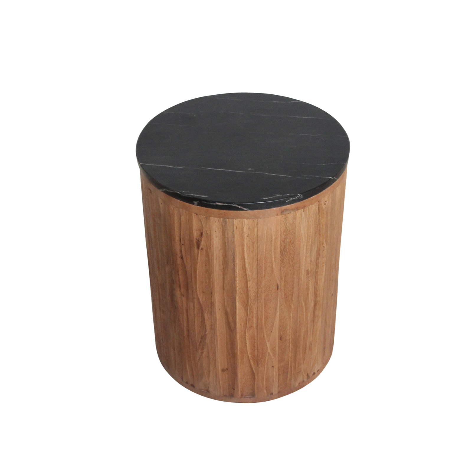 Langkawi marble side table - black - Image 5
