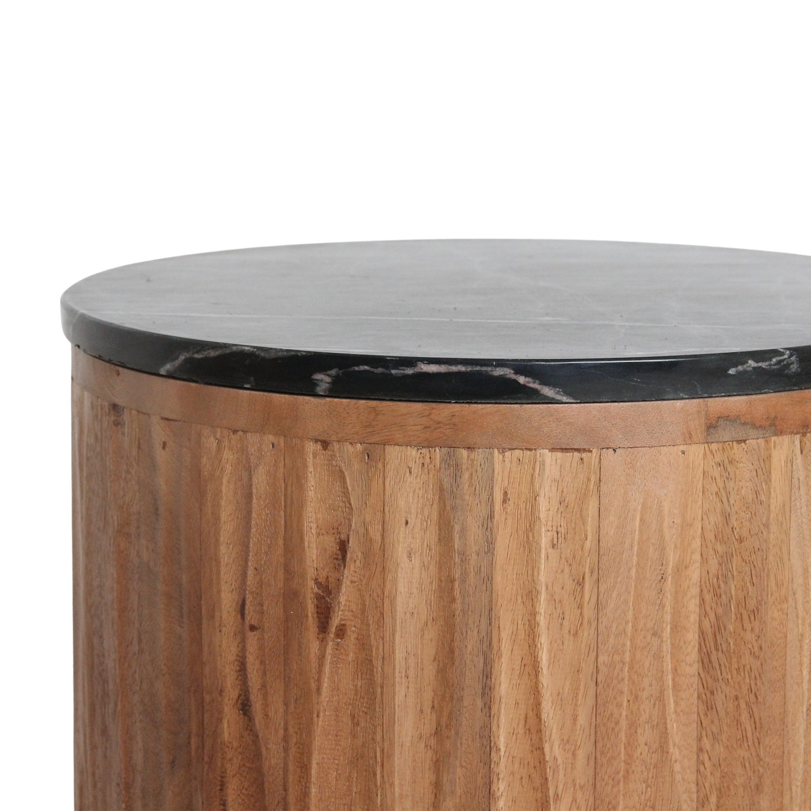 Langkawi marble side table - black - Image 7
