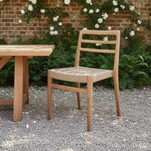 Chaise De Jardin Avec Accoudoirs En Teck Verano – Naturel (Lot De 2)